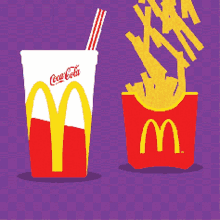 mcdonalds burgers fries coke coca cola