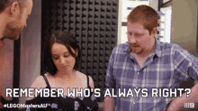 Remember Whose Always Right Danni GIF - Remember Whose Always Right Danni Tim GIFs