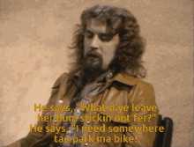 Billy Connolly Park My Bike GIF - Billy Connolly Park My Bike Scottish Comedy GIFs