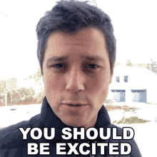 You Should Be Excited Raviv Ullman GIF - You Should Be Excited Raviv Ullman Cameo GIFs