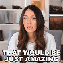 That Would Be Just Amazing Shea Whitney GIF - That Would Be Just Amazing Shea Whitney It Would Be Fantastic GIFs
