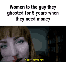 ghosting ghosted gold digger women to the guy they ghosted 5years