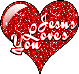 Heart Jesus Loves You Sticker - Heart Jesus Loves You Loves You Stickers