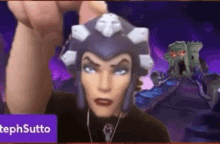 a picture of a cartoon character with the name tephsutto on the bottom right