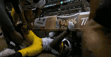 Hamilton Tiger Cats Getting Back Up GIF - Hamilton Tiger Cats Getting Back Up Get Back Up GIFs