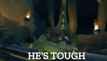 a cartoon frog with a capital t on the bottom