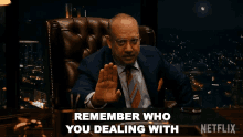 Remember Who You Dealing With Nathan GIF - Remember Who You Dealing With Nathan Gunpowder Milkshake GIFs