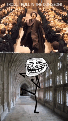 Troll Dungeon GIF - Troll Dungeon Harry Potter GIFs
