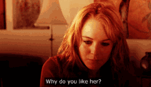 Why Do You Like Her Lindsay Lohan GIF - Why Do You Like Her Lindsay Lohan Jealous GIFs