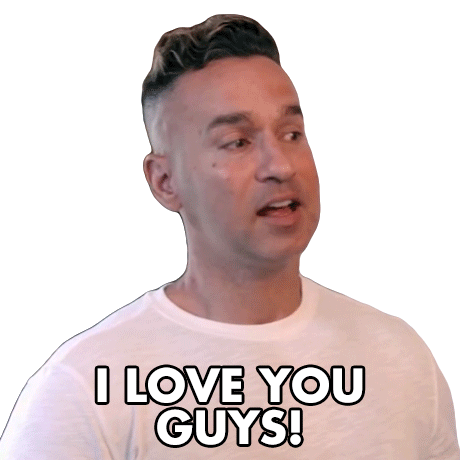 I Love You Guys The Situation Sticker - I Love You Guys The Situation Mike Sorrentino Stickers