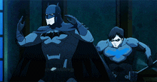 Batman And Nightwing Nightwing GIF - Batman And Nightwing Batman Nightwing GIFs