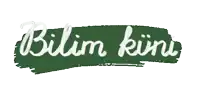 a green background with the word bilim written in white letters