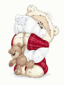 fuzzy moon pillow teddy cute bear