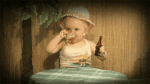 Drunk Baby GIF - Kid Baby Drinking GIFs