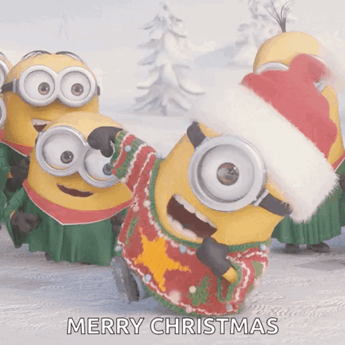 Minions - Singing Jingle Bell - Merry Christmas!