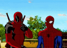 Spiderman Deadpool GIF - Spiderman Deadpool GIFs