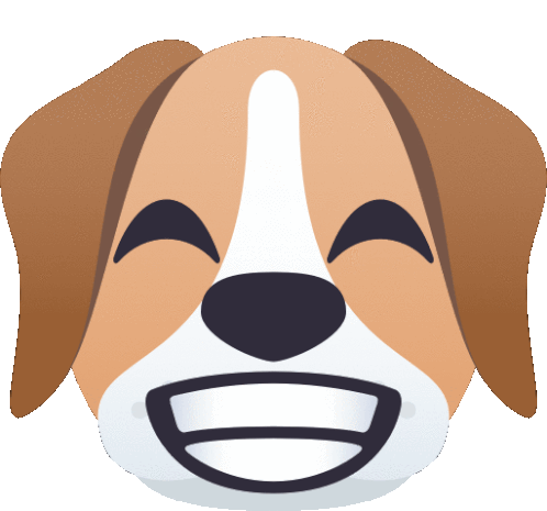 Smile Dog Sticker - Smile Dog Joypixels Stickers