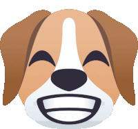 Smile Dog Sticker - Smile Dog Joypixels Stickers