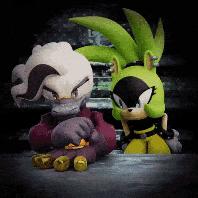 Speed Edit] Darkspine Sonic, Silver, Scourge the Hedgehog