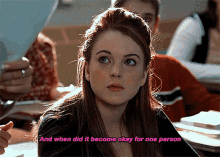 And When Did It Become Okay Mean Girls GIF