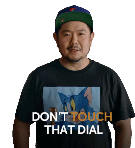 Dont Touch That Dial Eric Bauza Sticker - Dont Touch That Dial Eric Bauza Stay Tooned Stickers