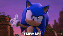 Remember Sonic The Hedgehog GIF - Remember Sonic The Hedgehog Sonic Prime GIFs