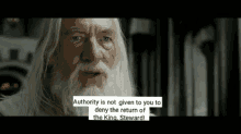 Lord Of The Rings Gandalf GIF - Lord Of The Rings Gandalf Authority GIFs
