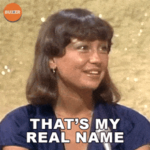 That'S My Real Name Buzzr GIF - That'S My Real Name Buzzr It Is My True Name GIFs
