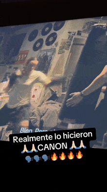 a screenshot of a video that says canon on the bottom