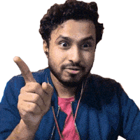 Pointing Abish Mathew Sticker - Pointing Abish Mathew Over There Stickers