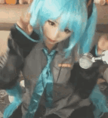 Cosplay Anime GIF - Cosplay Anime Middle Finger GIFs