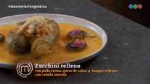Zucchini Relleno Masterchef Argentina GIF - Zucchini Relleno Masterchef Argentina Con Pollo GIFs