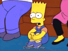 Bart Simpson Cant Sleep GIF
