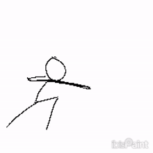 a drawing of a red devil with ibispaint written below it