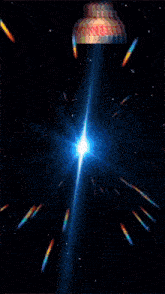 a blue background with the word sejati in red