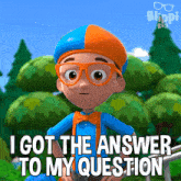 I Got The Answer To My Question Blippi GIF - I Got The Answer To My Question Blippi Blippi Wonders Educational Cartoons For Kids GIFs