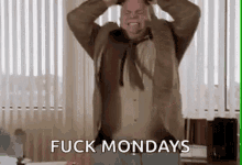 Fuck Mondays Chris Farley GIF - Fuck Mondays Chris Farley Nap GIFs