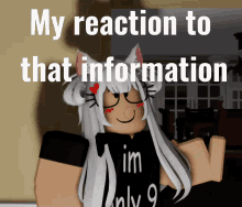 My Reaction To That Information GIF - My Reaction To That Information GIFs