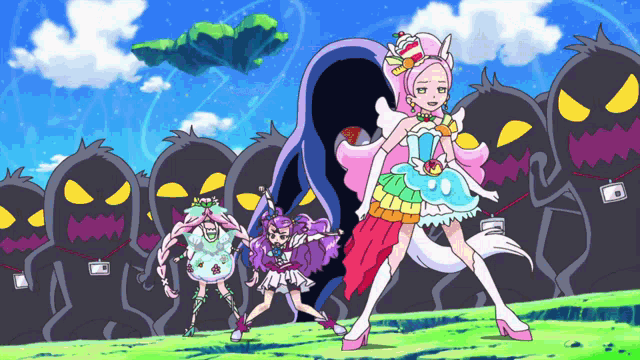 Pretty Cure All Stars Anime Illustration Anime purple cartoon png   PNGEgg