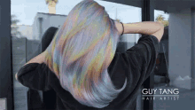 Rainbow Hair Guy Tang GIF - Rainbow Hair Guy Tang Colorful Hair GIFs