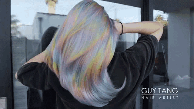 Rainbow Hair Guy Tang GIF - Rainbow Hair Guy Tang Colorful Hair - Discover  & Share GIFs