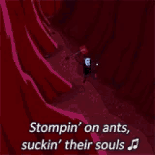 hunsun abadeer stompin on ants adventure time singing ants