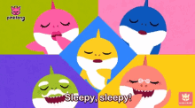 Sleepy Pinkfong GIF