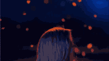 a blue and purple pixelated image of a computer keyboard