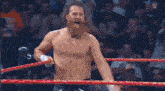 a wrestling ring that says saturday night 's main event on it