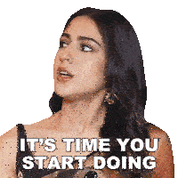 It'S Time You Start Doing Work Like This Sara Ali Khan Sticker - It'S Time You Start Doing Work Like This Sara Ali Khan Pinkvilla Stickers