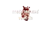 a picture of a human heart with the words in a foreign language behind it