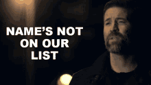 Names Not On Our List Josh Turner GIF - Names Not On Our List Josh Turner Soldiers Gift Song GIFs