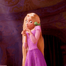 いや　イヤ　ラプンツェル　ディズニー GIF - Tangled Rapunzel Disney GIFs