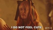 I Do Not Feel Cute Allison GIF - I Do Not Feel Cute Allison Bella Thorne GIFs